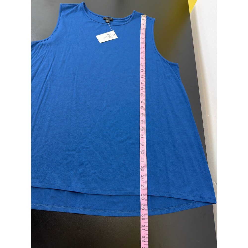 J. Jill Wearever Collection Blue Adriatic Lightweight Tank 2X Soft Breathable - Picture 8 of 8